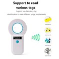 thumbnail image 4 of Lector De Tarjetas Con Microchip Para Perros Rfid Reader Animal Chip Scanner 2.4G Animal RFID OLED Display (inalámbrico) Blanco, 4 of 9