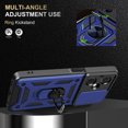 thumbnail image 4 of FIEWESEY for One Plus Nord N30 5G Case,Shockproof with 360 Degree Ring Stand & Slide Lens Cover & Support Magnetic Car Mount for One Plus Nord N30 5G(Blue), 4 of 6