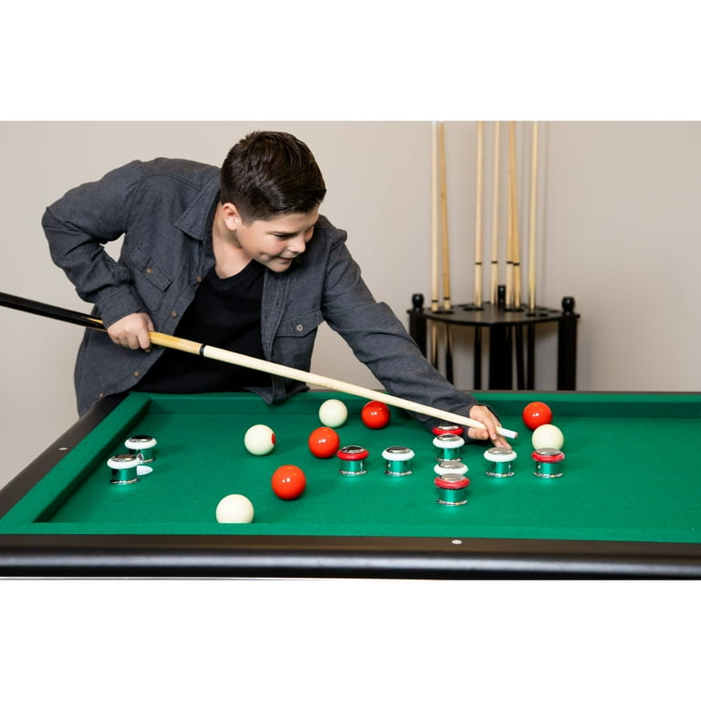 Hathaway Renegade Slate Bumper Billiard Pool Table 54In. Green