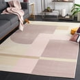 thumbnail image 2 of SAFAVIEH Orwell Calanthia Abstract Area Rug, Pink/Purple, 6'7" x 6'7" Square, 2 of 10