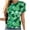 D, variant on Lopecy-Sta Graphic Tees Adult St. Patrick's Day Gift for Women Ladies St. Patrick's Day Printed Short Sleeved Round Neck Top/Shirt