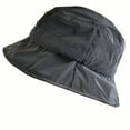 thumbnail image 2 of C.C Unisex Outdoor Waterproof Reflective Bucket Sun Hat, Black, 2 of 2