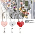 thumbnail image 4 of Love Lock, Zinc Alloy Protective Rustproof Exquisite Heart Shaped   For Small Luggage, 4 of 8