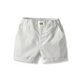 thumbnail image 2 of CradlePlanet Toddler Boys Polo Red T-Shirt ,white Shorts, Outfit Set, Summer, Birthday Gift, 2 of 2