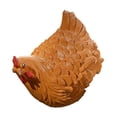 thumbnail image 3 of Escultura de pollo de granja artificial que simula una granja, para uso interior y exterior. amarillo, 3 of 9