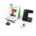 thumbnail image 3 of Minthouz Charging Dock Stand, 15W 3 in 1 Fast Charging Station for Multiple Devices Apple, iWatch, AirPods, Qi Wireless Charging Station Compatible with iPhone 13/12/11/X/8 Series, Samsung, 3 of 8