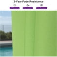 thumbnail image 6 of PURPLE LEAF 8'x8' Offset Cantilever Umbrella with 360° Rotation 7' High Outdoor Patio Umbrella with Weighted Base for Poolside, Deck, Garden Apple Green, 6 of 8