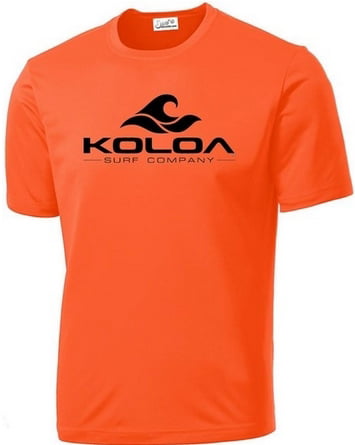 Koloa Surf Wave Logo Moisture Wicking Athletic All Sport Training T-Shirts