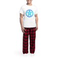 thumbnail image 5 of CafePress - Blue Tribal Turtle Sun Pajamas - Men's Light Loose Fit Cotton Pajama Set, 5 of 7