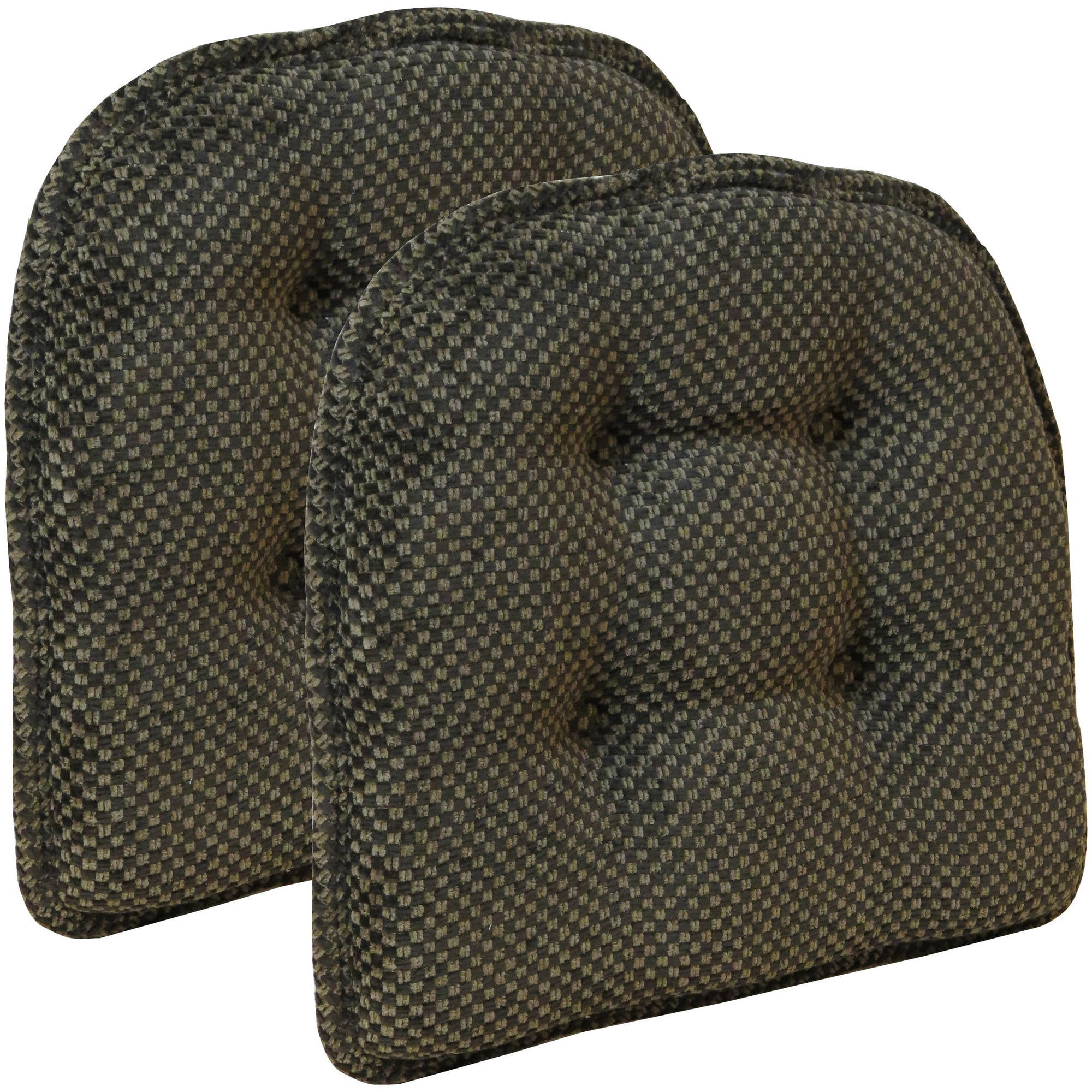 Gripper Non Slip 15" x 16" Textured Tufted Chair Cushions
