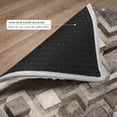 thumbnail image 6 of Addison Rugs Dream Shag Premium Machine Washable Transitional Herringbone Gray Rectangle Rug, 5' x 7'6", 6 of 8