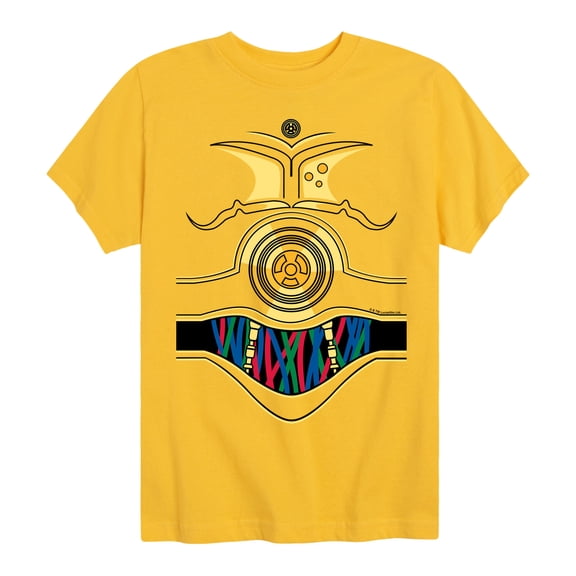 Star Wars - C3PO Costume - Youth Boys Short Sleeve Graphic T-Shirt