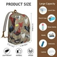 thumbnail image 3 of Farmhouse Rustic Chicken Coop Travel Backpack – Durable Oxford Material Backpack with Large Capacity and Anti-theft Features for Daily Use, School, and Short Trips, 3 of 5