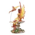 thumbnail image 2 of Amy Brown Pretty Summer Fairy On Toadstool Mushroom With Fox Pixie Fairy Statue, 2 of 5
