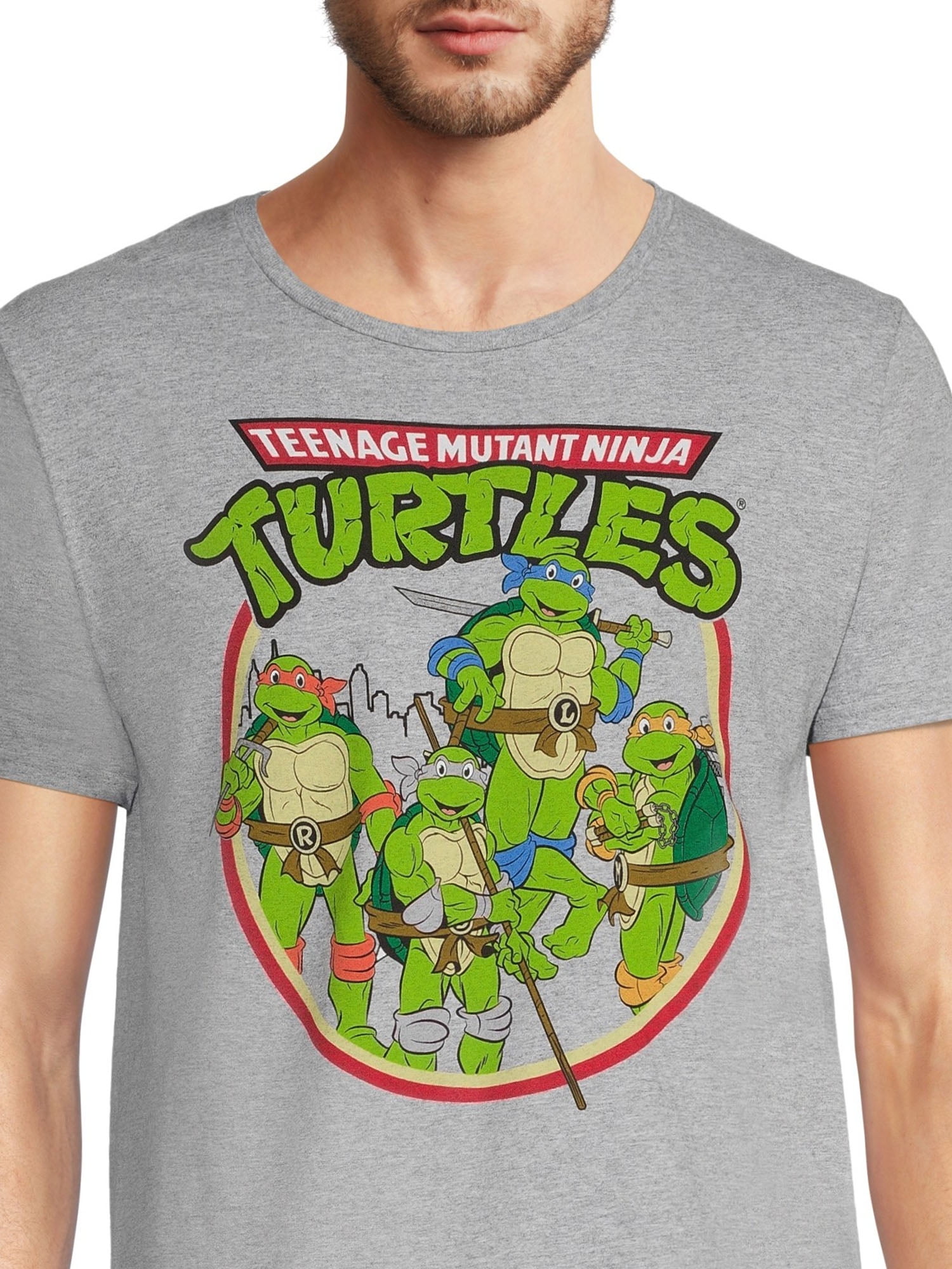 NASCAR Teenage Mutant Ninja Turtles Shirt Adult Large Allover Mega Chicago