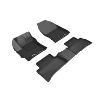 3D MAXpider Custom Fit Kagu Floor Mat (Black) Compatible with Toyota Corolla Hatchback 2019-2025 - Full Set
