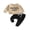 Khaki, variant on Bagilaanoe Toddler Baby Boy Long Pants Set Letter Print Long Sleeve Sweatshirt Pullover Tops + Drawstring Sweatpants 6M 12M 18M 24M 3T Kids Casual Sweatsuits