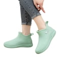 thumbnail image 3 of YTCAMLO Low Top Garden Shoes for Women Casual PVC Waterproof Non-Slip Rain Boots Comfortable Slip-On Round Toe Rainboots Outdoor, 3 of 8