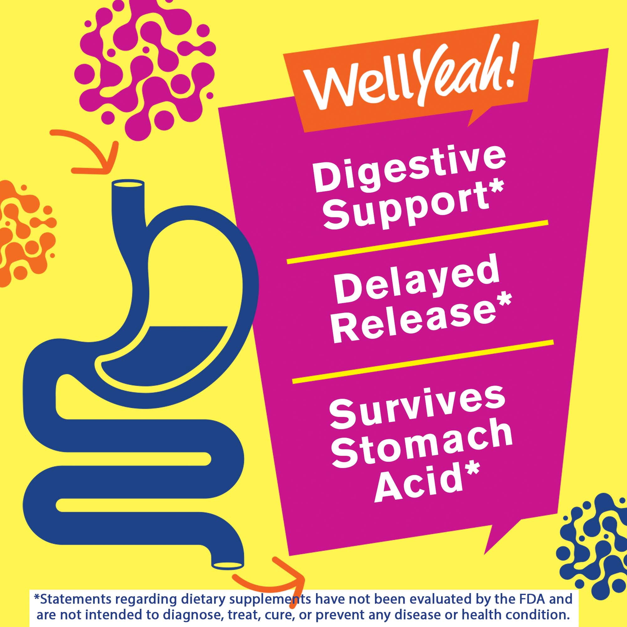 WellYeah Probiotics for Kids Gummies 2 Pack -10 Billion CFU -for Gut Health, Immune Health and Digestive Support -Berry Flavor Chewable Supplement -Vegetarian, Non GMO - 60 Gummies