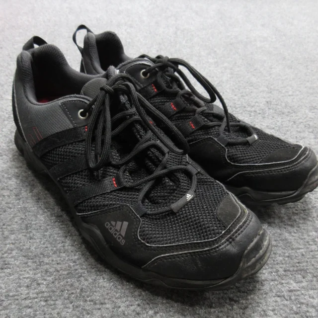 Ad-id-as Shoes Men 9.5 Black AX 2.0 D67192 Sneakers Mesh Low Top Athletic Running