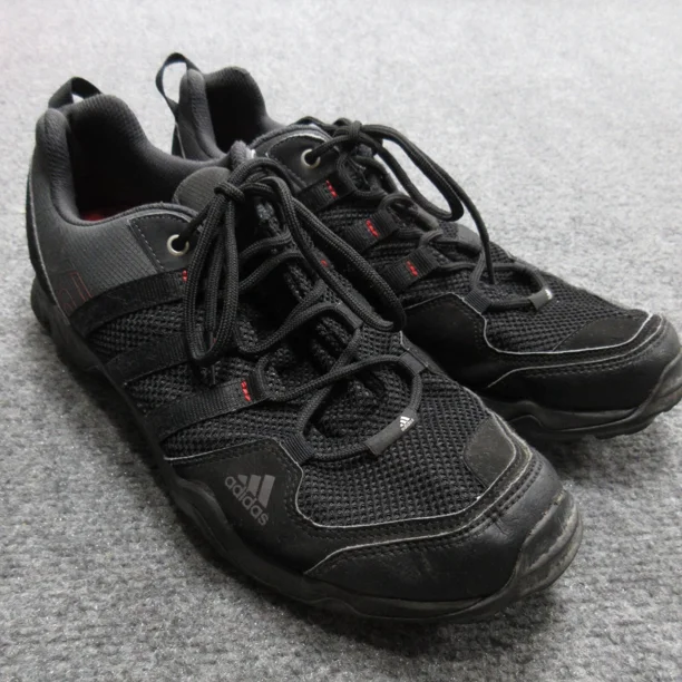 Ad-id-as Shoes Men 9.5 Black AX 2.0 D67192 Sneakers Mesh Low Top Athletic Running