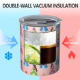 thumbnail image 2 of 12oz Coffee Tumblers Colorful Princess Pattern Stainless Steel Vacuum Insulated Travel Tumbler Coffee Cups Mug with Lid and Straw with Cleaning Brush for Cold & Hot Drinks, 2 of 5