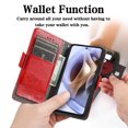 thumbnail image 2 of Case for Motorola Moto G31 Cover Leather Wallet Folio Case Book Design Flip Magnetic Closure - Red, 2 of 5