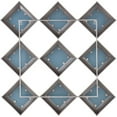 Emilia Mirrored Squares Wall Sculpture