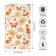 thumbnail image 2 of Fotbe Flower Fox Toalla Premium con Patrón, Toalla de Microfibra de Secado Rápido, Ligera y Altamente Absorbente (27.5x16in), Ideal para Uso Diario, 2 of 6