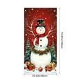 thumbnail image 3 of DAMAI Christmas Door Cover Xmas Banner, 70.8 x 35.4 inch Hanging Front Door Cover Christmas Decor Backdrop Hanging Banner for New Year Party Winter Holidays Xmas Decorations, 3 of 6