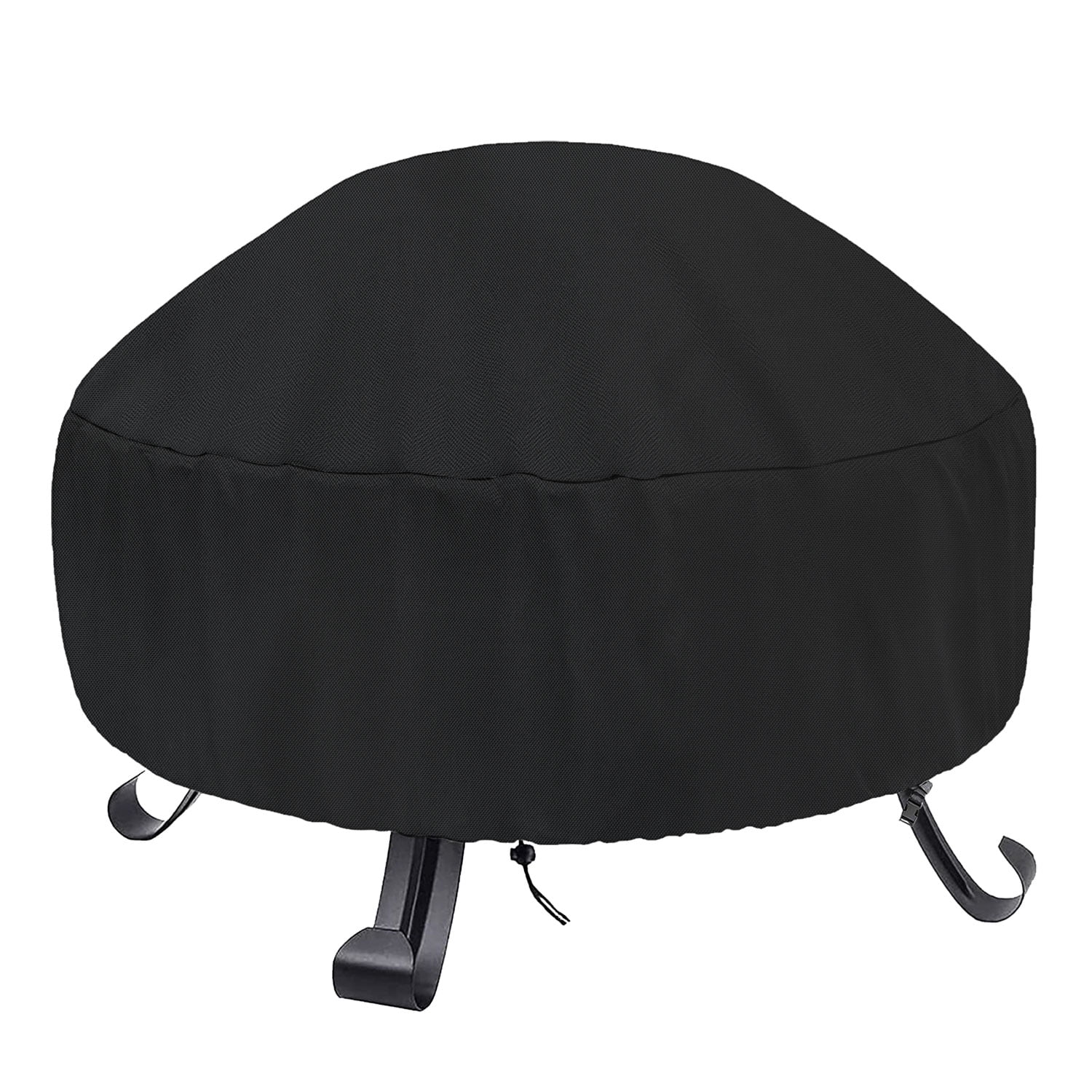 Coolmade Fire Pit Cover Waterproof 600D Heavy Duty Round Patio Fire