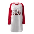 thumbnail image 4 of Vestido de Sudadera de Navidad Para Mujer Nueva Moda Casual Estampado de Manga Larga Cuello Redondo Contraste Color Top Ropa Odeerbi ODB198990, 4 of 5