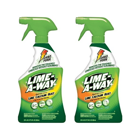 (2 pack) Lime-A-Way Bathroom Cleaner, 32oz Bottle, Removes Lime Calcium