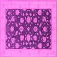 thumbnail image 1 of Ahgly Company Indoor Square Oriental Pink Industrial Area Rugs, 6' Square, 1 of 4
