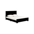 thumbnail image 2 of HomeStock Naturally Nice Platform Bed, Black, King, 2 of 4