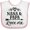 White and Pink, variant on Inktastic Nana Papa Love Me Grandchild Boys or Girls Baby Bib