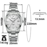 ADDIESDIVE Mens Luxury Automatic Diver Watch with Sapphire Crystal, NH35 Japan Movement, 100m Waterproof, Date, Luminous, Stainless Steel Band