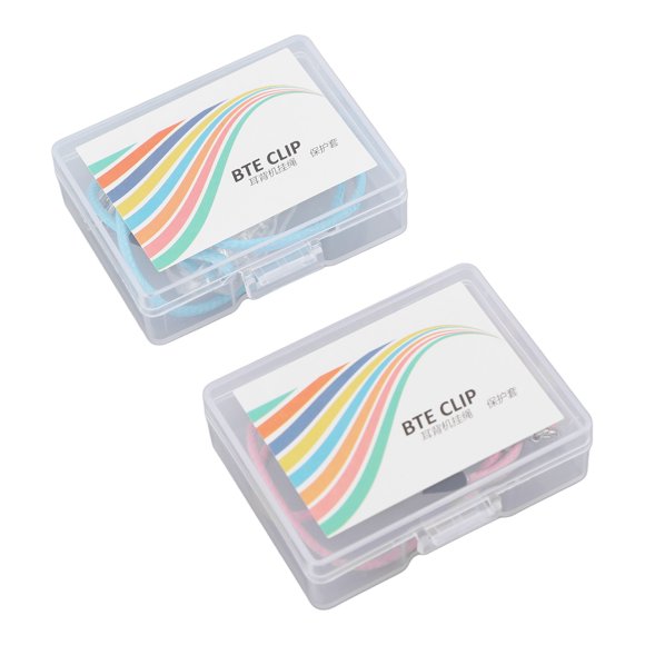 Sound Aid Clip, Portable Lost Prevention Sound Aid Clip Holder Versatile 2pcs With Storage Boxes For Indoor For BTE