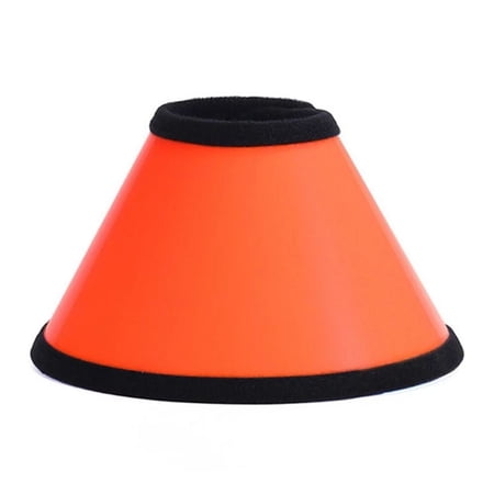 Operation Safety Recovery Circle Funnel Neck Cover Scratch Protector Anti-Bite Lick Elizabeth Collars Pet Supplies Anti Biting Headgear Pet Collar ORANGE S