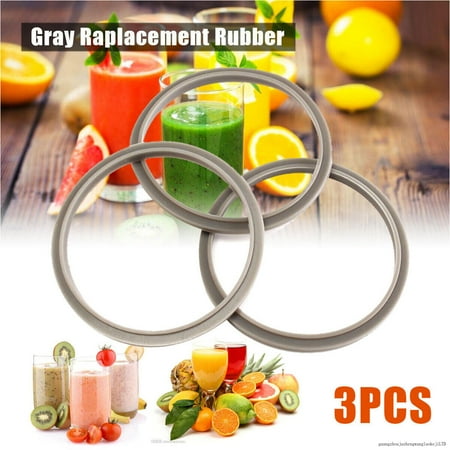 

3Pcs Gray Replacement Rubber Gasket Seal Ring For Nutri Bullet Nutribullet 600W