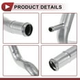 thumbnail image 5 of Unique Bargains 1 Pc Heater Hose for Kia Forte Forte5 2014-2018 Engine Water Inlet Tube Pipe No.254572E000 Silver Tone Metal, 5 of 7