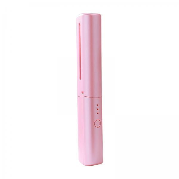2 Cepillos Alisadores De Pelo Inalámbricos Para El Hogar Y Mujeres, Color Rosa