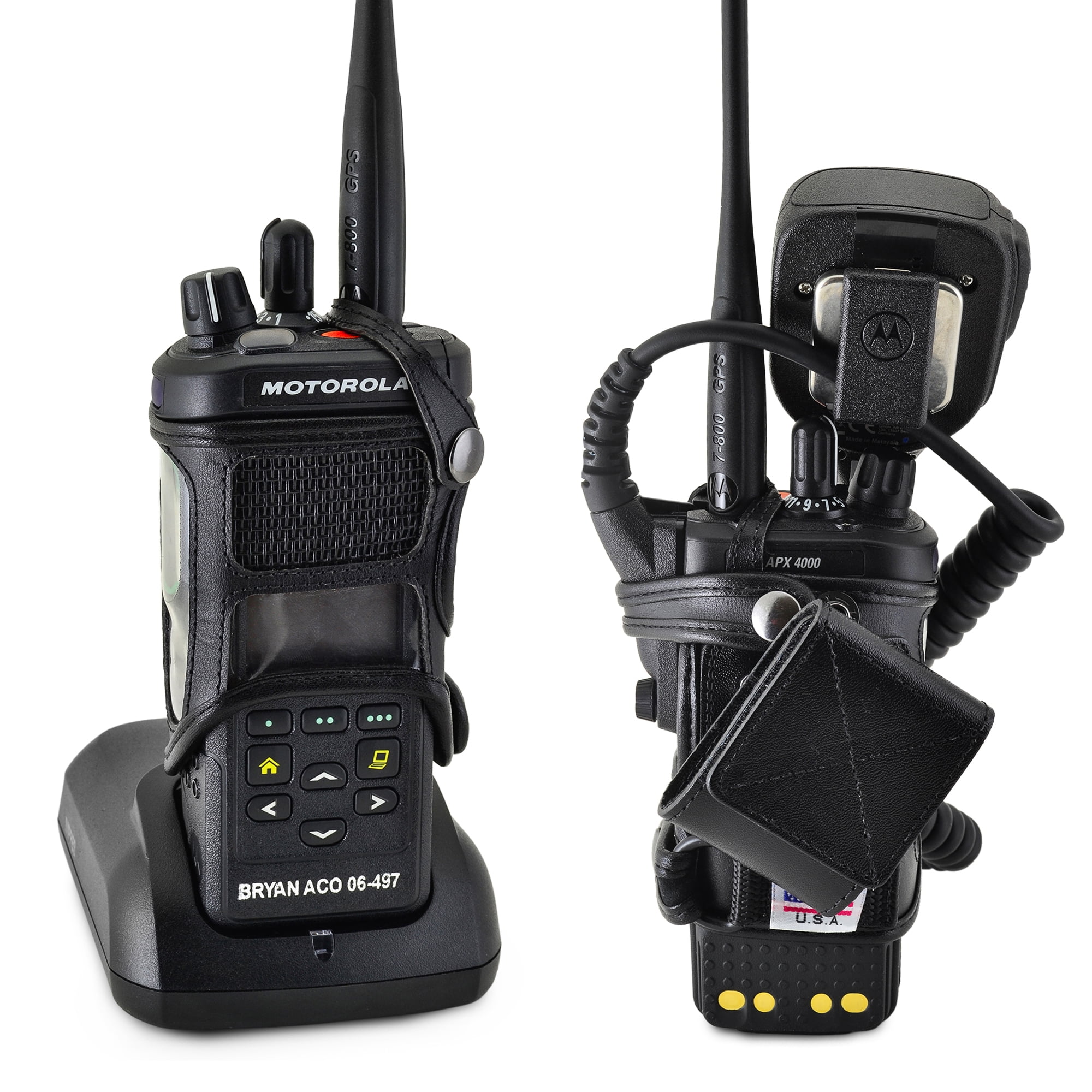 Motorola APX 4000 Extend Battery Dual Knob Holder Holster Turtleback