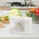 thumbnail image 5 of Caja de tenedor desechable tipo empujador | Contenedor de almacenamiento de gran capacidad | 50 mini cosechas reutilizables de frutas para pastel enlatado, postre y entrantes | Diseño de botones que, 5 of 8