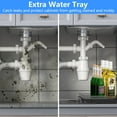 thumbnail image 4 of Moclever 2 Tier Pull Out Under Sink Organizer, Kitchen Slide Out Cabinet Organizer with Sliding Drawer Tray for Bathroom Kitchen, Clear Black, 4 of 11