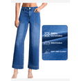 thumbnail image 5 of DOKOTOO Women's Wide Leg Jeans High Waisted Vintage Stretchy Loose Denim Pants with Big Pockets, 5 of 11