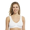 Carole Martin Full Freedom Cotton Wirefree Front Closure Comfort Bra