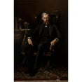 thumbnail image 2 of Aleksy Strażyński 13x18 Black Ornate Wood Framed Double Matted Museum Art Print Titled - Portrait of Adam Asnyk (1886), 2 of 5