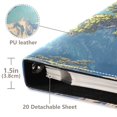 thumbnail image 3 of FORMRS 3 Ring Photo Album 4"x6" Self Adhesive Large Capacity PU Leather Cover, Blue Tree, 3 of 8