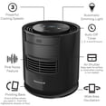 thumbnail image 4 of Honeywell QuietSet® Ventilador de mesa para dormir con ruido rosa, nuevo, ancho 7.0" x alto 7.4" x largo 7.0", negro, HTF300, 4 of 5